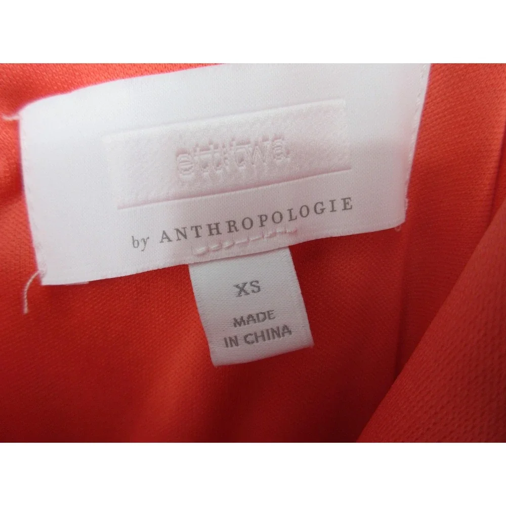 Anthropologie Ett:twa Jumpsuit Womens XS Red Striped Belted Wide Leg One Piece